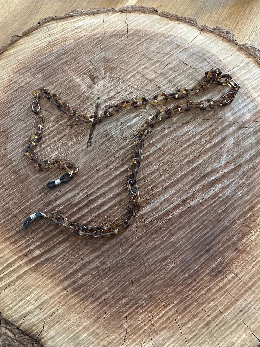 Tortoiseshell Link Eyeglass Chain - Women Accessories